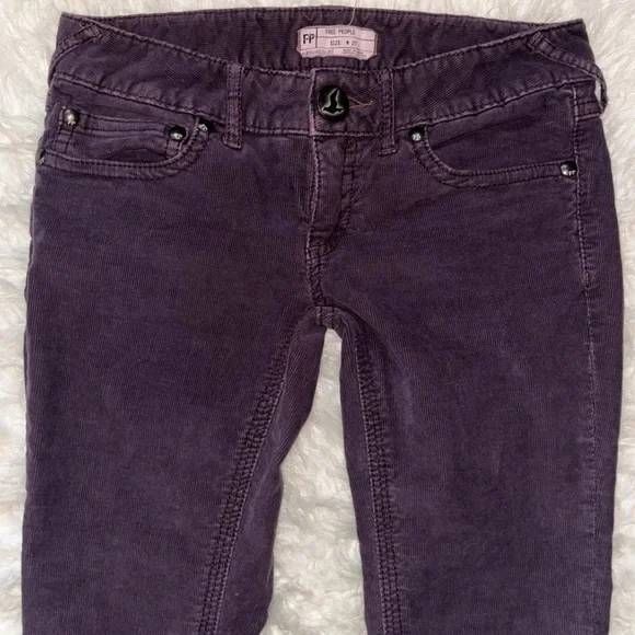 🕊️Free People Skinny Corduroy Pants, Size 27 - Picture 4 of 16